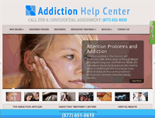 Tablet Screenshot of addictionhelpcenter.com